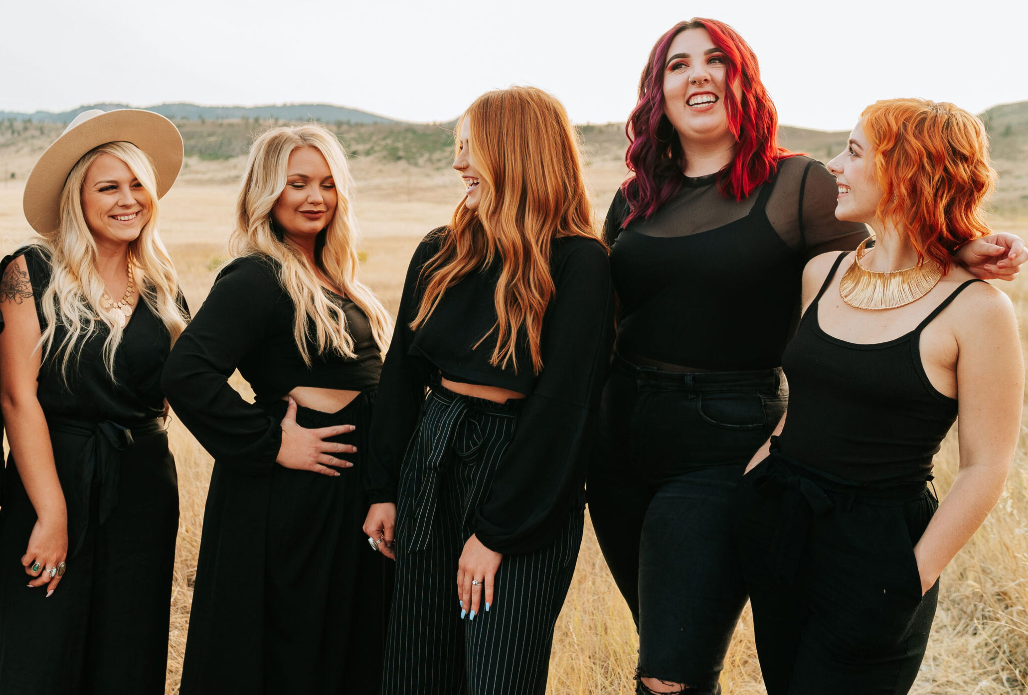 stylists together in colorado field
